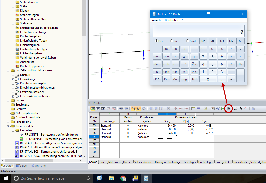 Windows 7 Taschenrechner unter Windows 10
