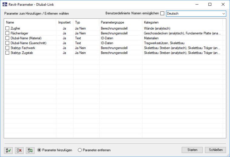 Dlubalparameter