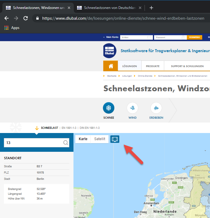 Vollbildschirmmodus