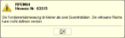 Fehlermeldung