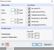 Seiteneinstellungen auf Standard zurücksetzen