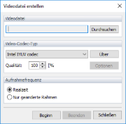 Videodatei erstellen