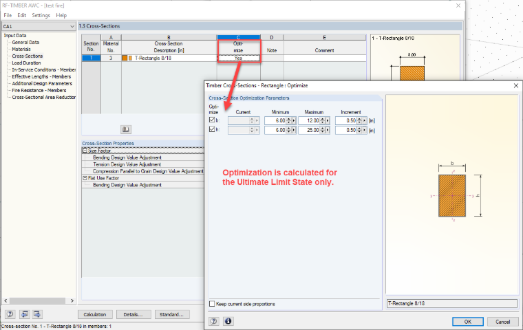 Optimierung in RF-/HOLZ AWC