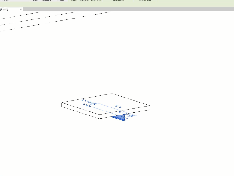 Rippenelement in Revit - exportiert als Träger mit Exzentrizität