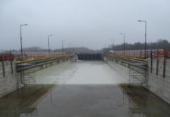 Flutung der Kanalbrücke (© Meyer + Schubart VBI)