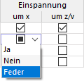 Lagerfeder auswählen