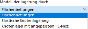 Modell der Lagerung auswählen