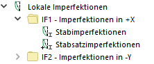 Lokale Imperfektionen im Navigator