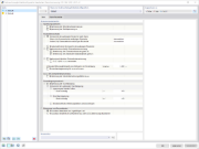 Ansicht der Gebrauchstauglichkeitskonfiguration für Betonverformung in der RFEM 6 Umgebung.