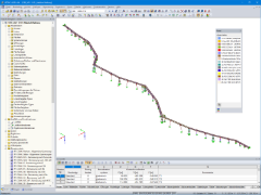 3D-Modell des Baumwipfelpfades Malahat SkyWalk in RFEM (© Aspect Structural Engineers)