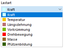 Lastart auswählen