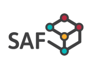 Das Structural Analysis Format (SAF) Logo zeigt die Kompatibilität von RFEM 6 und RSTAB 9 für den Datenaustausch basierend auf MS Excel.