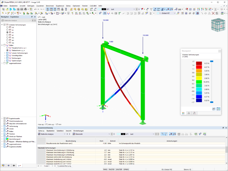 Modelltyp 2D|XZ|3D in RFEM 6