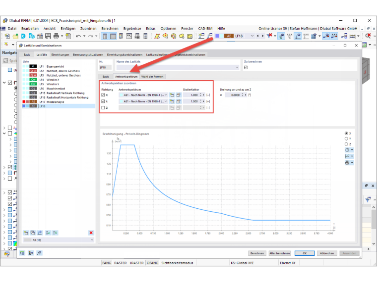 FAQ 005116 | Wie kann ich eine Erdbebenanalyse in RFEM 6 und RSTAB 9 durchführen?