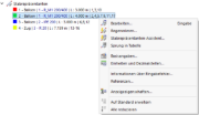 'Stabrepräsentanten'-Kontextmenü