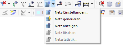 Listenschaltfläche 'Netz'