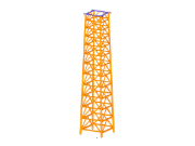 Turmmodell in RFEM (© ingwh)