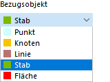 Bezugsobjekt auswählen