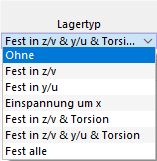 Lagertyp auswählen