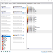 Dialog 'Neues Modell - Basisangaben', Register 'Normen I'