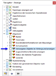 Inaktive Objekte ausblenden