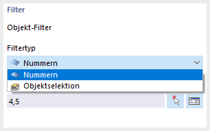 Filtertyp festlegen