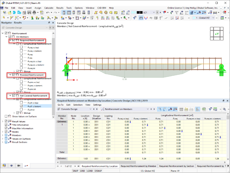 FAQ 005194 | Kann das Add-on RFEM 6 Betonbemessung die Stab- und Flächenbewehrungen automatisch bemessen?