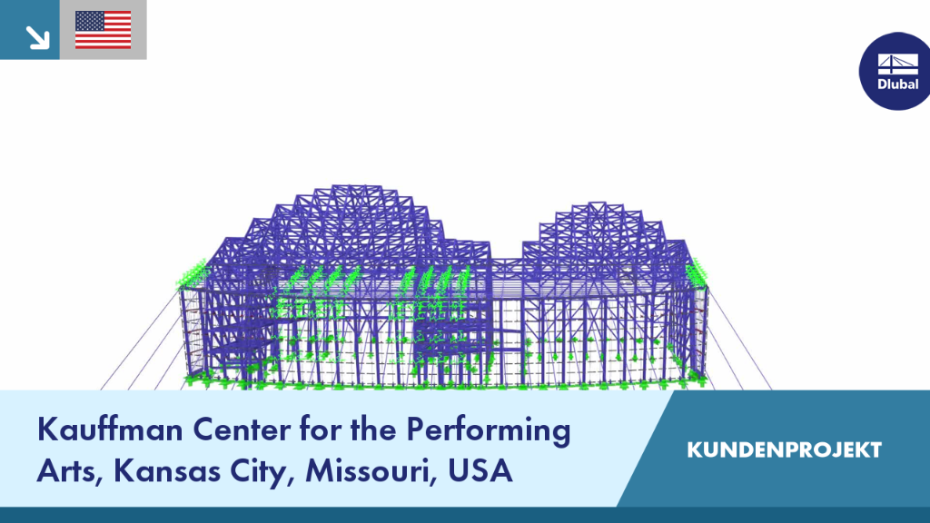 Kauffman Center for the Performing Arts in Kansas City, Missouri, ein beeindruckendes Architekturbeispiel und Kundenprojekt.
