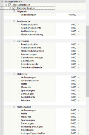 Anzeigefaktoren anpassen