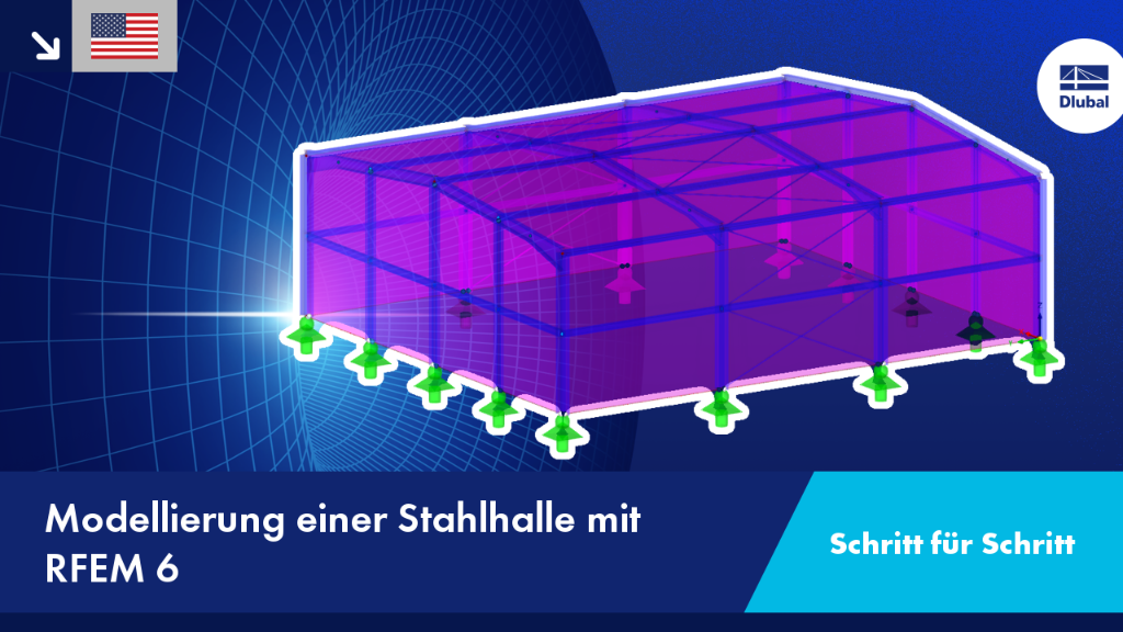 Modellierung einer Stahlhalle