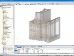 Modell eines Einlaufbauwerkes in RFEM (© Zutari)