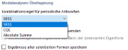 Kombinationsregel für periodische Antworten auswählen