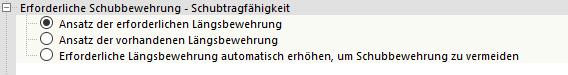 Ermittlung der Schubtragfähigkeit aus Längsbewehrungsgrad ρl