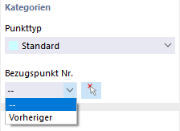 Bezugspunkt auswählen