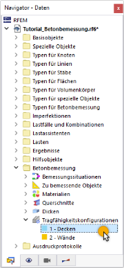 GZT-Bemessungskonfigurationen