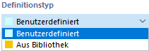 Definitionstyp auswählen