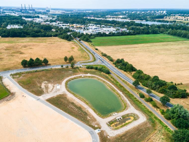 Hochwasserrückhaltebecken