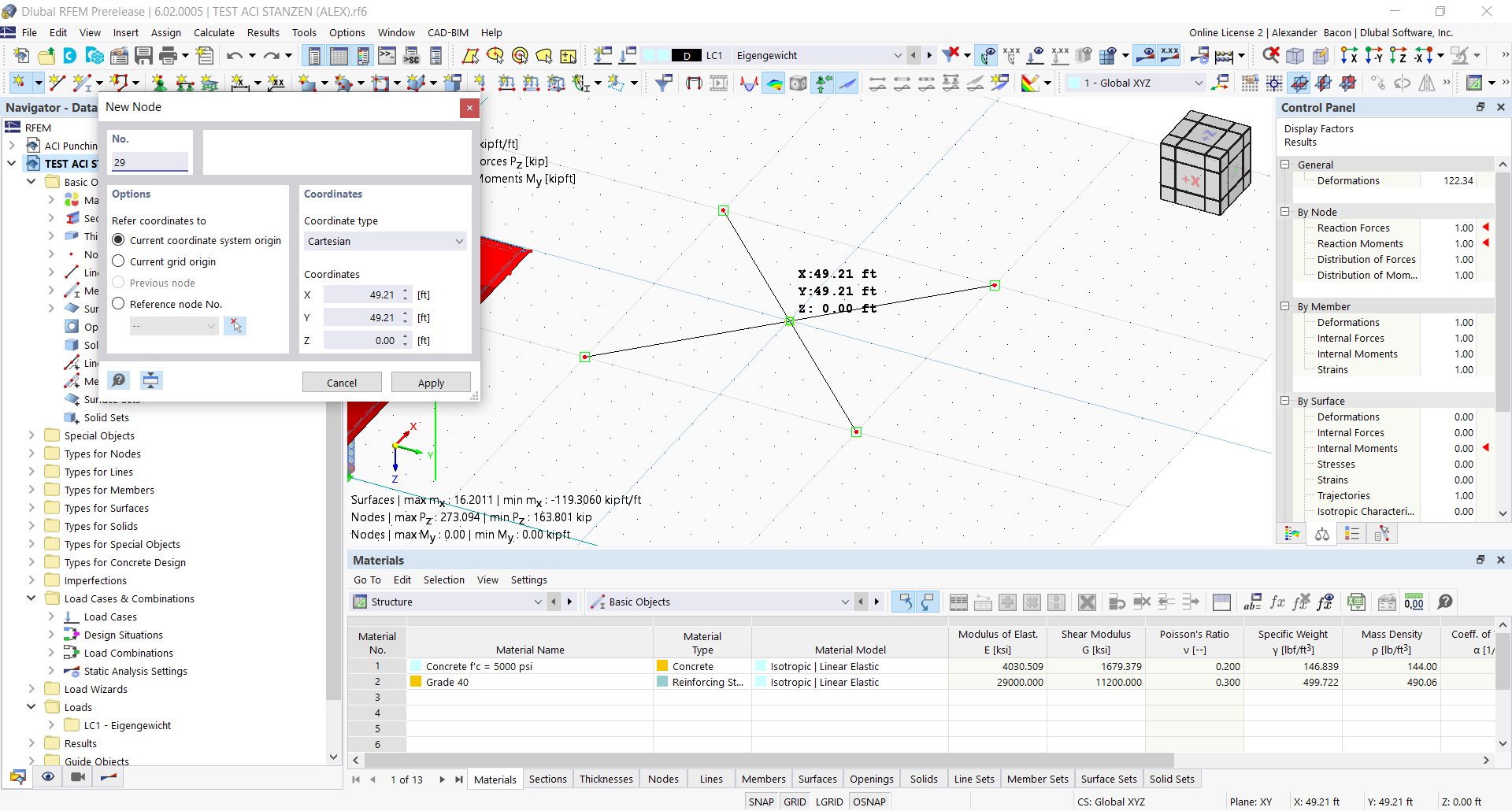 FAQ 005237 | Gibt es in RFEM 6 eine Möglichkeit, Knoten an Durchdringungen von Linien zu erstellen, ohne die Linie zu teilen?