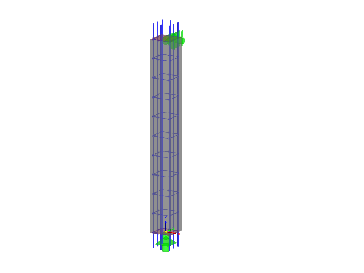 KB 001733 | Bemessung von Stahlbetonstützen nach ACI 318-19 in RFEM 6