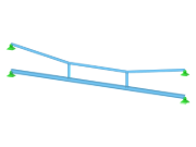 Überspannter Träger