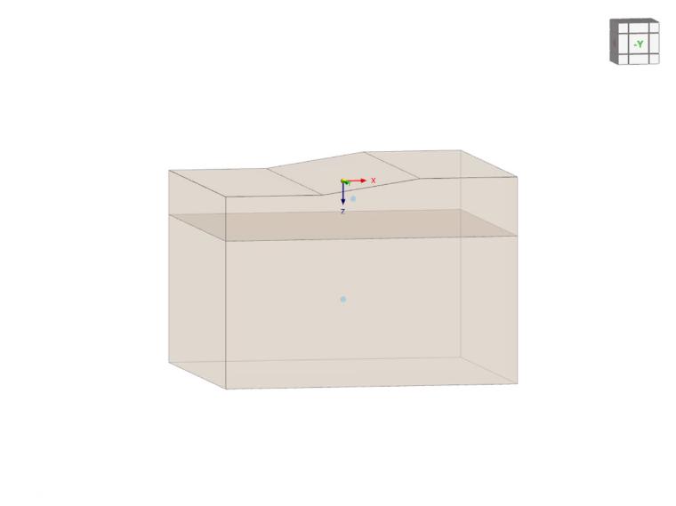 FAQ 005255 | Die Geländeoberfläche meines zu analysierenden Baugrundes ist uneben. Wie kann ich für dessen Modellierung die Geometrie meines Bodenmassivs editieren