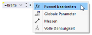 Nutzung von globalen Parametern in der Modelleingabe