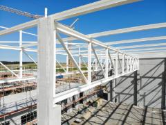 Auflagerbereich Fachwerkbinder (© Isenmann Ingenieure)