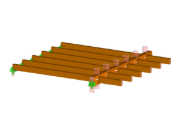 Holzbalkendecke