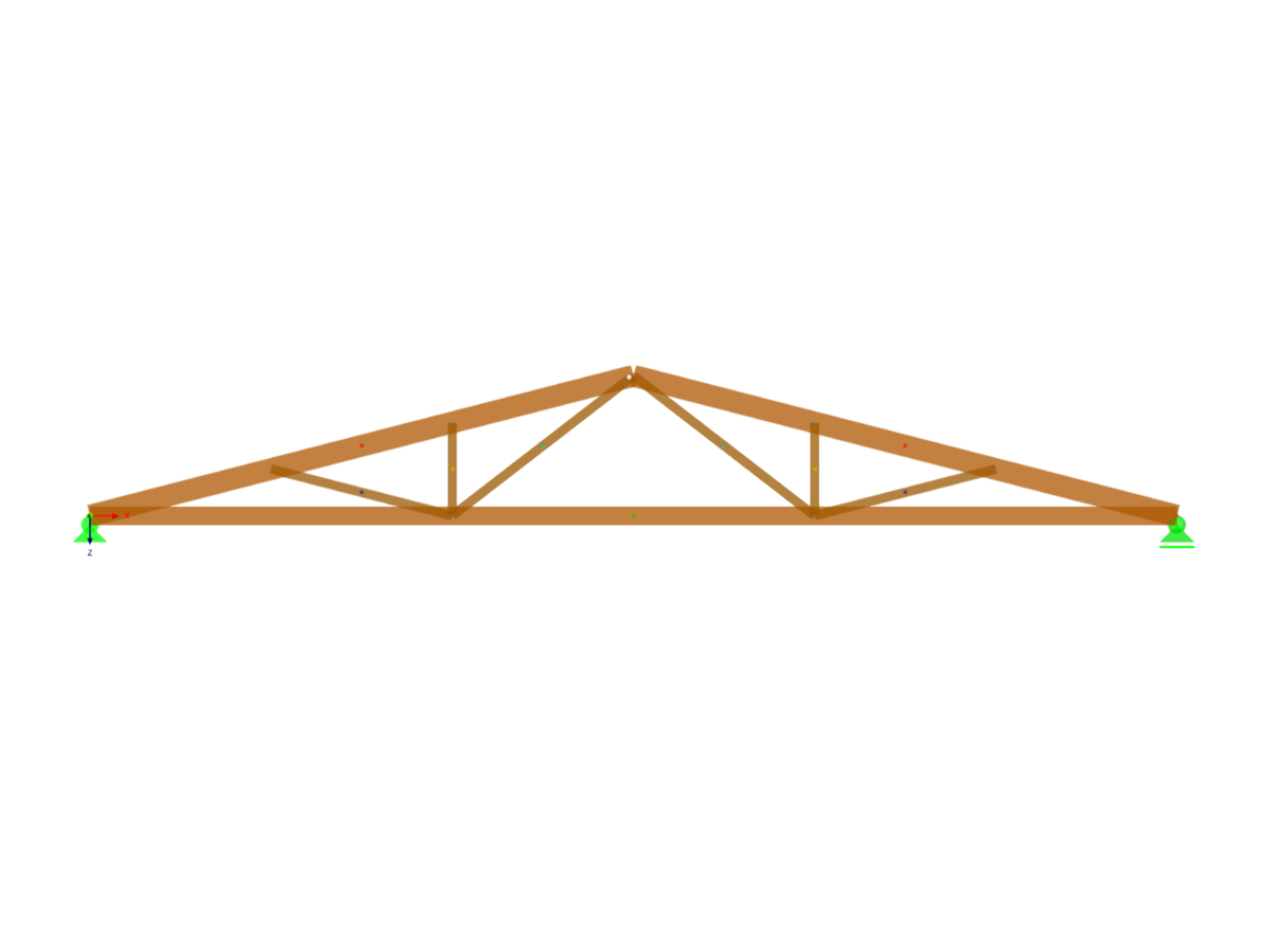 Holzfachwerkträger