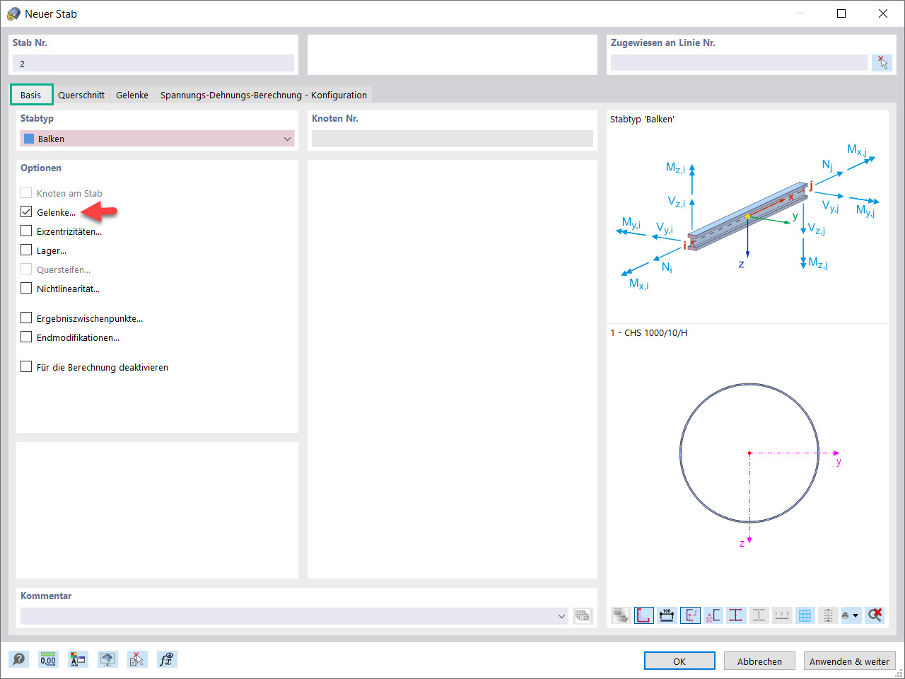 Neuer Stab