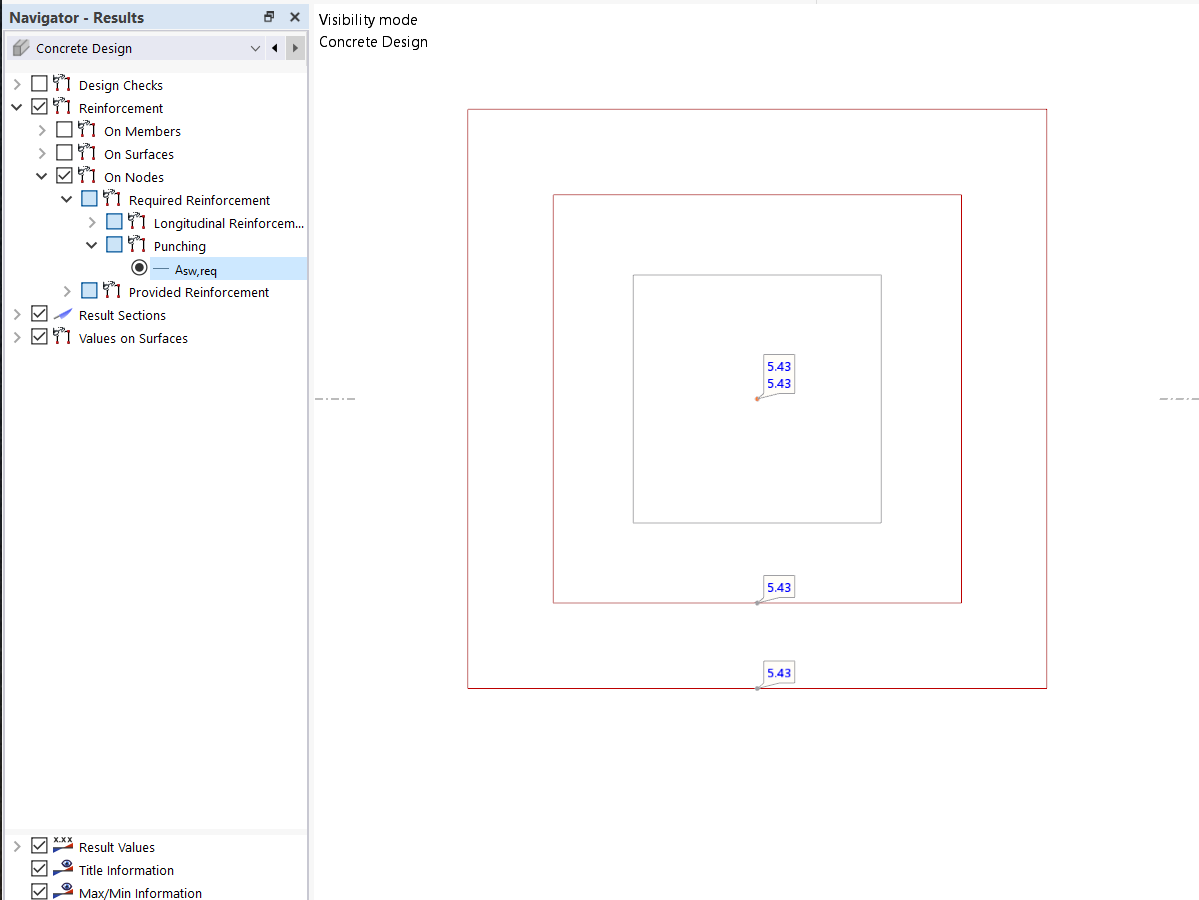 KB 001741 | Durchstanznachweis in RFEM 6 nach ACI 318-19 und CSA A23.3-19