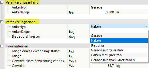 Ankertyp auswählen
