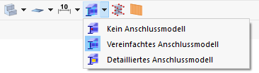 Listenschaltfläche für Darstellung des Anschlussmodells
