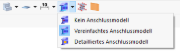 Listenschaltfläche für Darstellung des Anschlussmodells